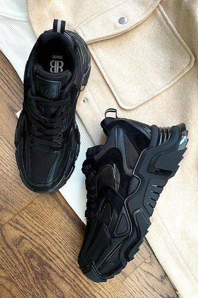 Bambi Women's Black Sneakers K01703027209