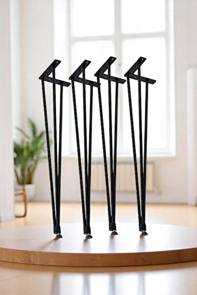 Şam group Metal Masa65cm-yemek Masası- Çalışma Masası Ayağı 4 Adet Ayak 65 Cm Mobilya Ayağı