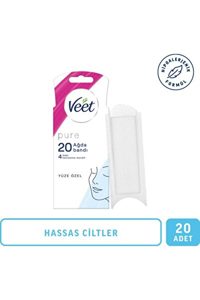 Veet Pure Ağda Bandı Yüz Bölgesi 20 Adet Yenı