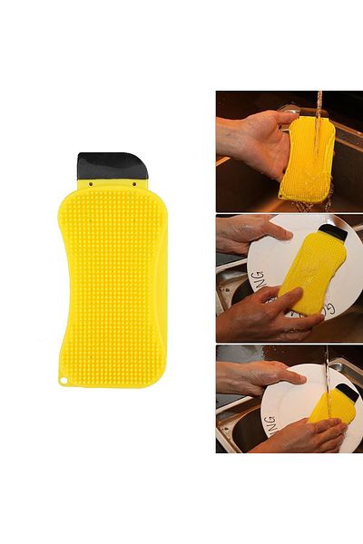 STOREMAX Mrttnca Practical Dishwashing Brush with Multifunctional Detergent Chamber Trndymrt 1087243