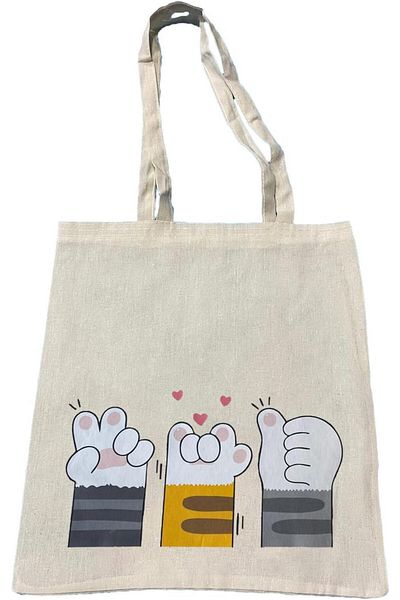STOREMAX Ntwork Shop - Patiler%100 Raw Cloth Bag Art 1087243