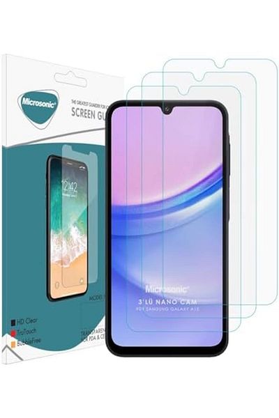 STOREMAX srhtDS Galaxy A16 واقي شاشة زجاجي نانو (عبوة من 3 قطع) [متوافق مع هاتف Galaxy A16