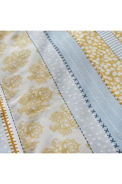 STOREMAX Sellbuystore Home Sarah Anderson Carlene Double Duvet Cover Set, Yellow 1053513