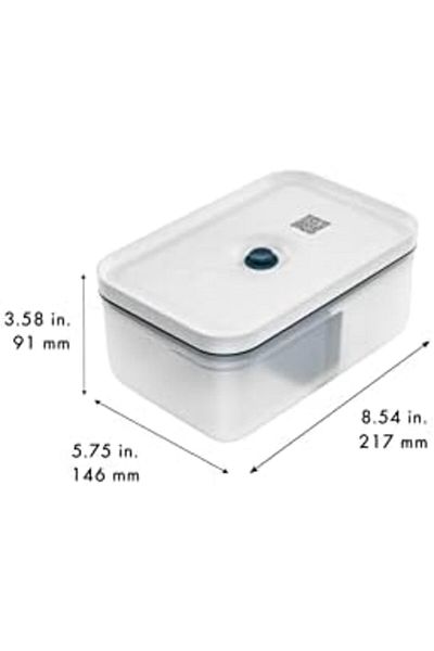 STOREMAX Bystoreby Fresh & S Vacuum Lunchbox, Size L, Plastic, Semi-Transparent La Mer Newdesing 646268