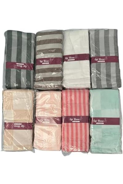 STOREMAX Mrttnca 2 Pieces Cotton Satin Pillowcases - 2-Piece Satin Buckle Gift - 50X70Cm (Mixed Color V