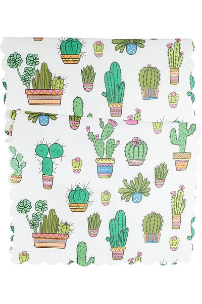 STOREMAX Muartshop Home Decor Decorative Multiple Cactus Pattern Runner Bkrunner111 871301