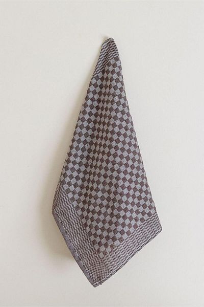 STOREMAX Stone Checkered Brown Kitchen Drying Cloth 40X60 cm 871301