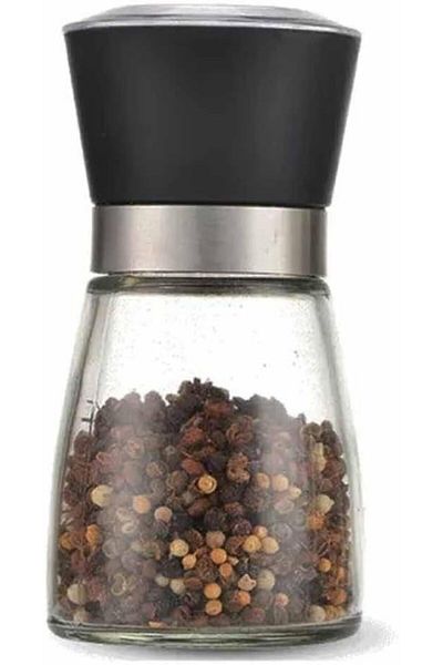 STOREMAX Salt & Pepper Mill - Glass Bowl 13 cm (Css-13) Newdesing 646268
