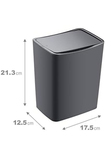 STOREMAX Muartshop Touch Trash Can 4 Lt Anthracite 871301