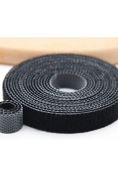 STOREMAX Bystoreby Cable Organizer, Cable Fixer with Velcro, 5 Meters X 1 cm (Black) Newdesing 646