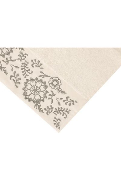 STOREMAX Lvnmblya Sty Akra Embroidered Cream Towel 50X90 Shop Deesing 224120
