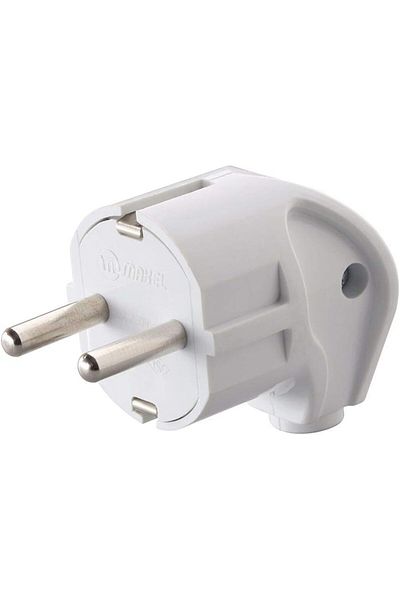 STOREMAX Ysstorex Accessory L Plug, Without Cord, 250 V, White Starcolxollection 655141