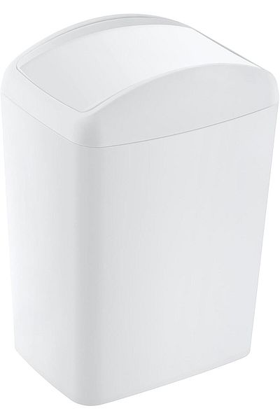 STOREMAX Muartshop Soft Garbage Bin Swivel Lid 5 Lt White 871301