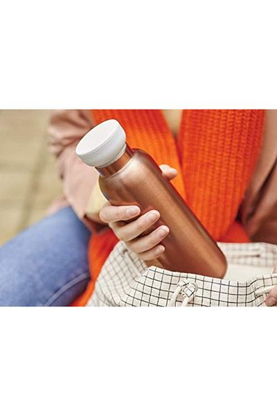 STOREMAX Bystoreby Thermo Ellipse 500 ml Brushed – Keeps Drinks Cold or Hot for a Long Time