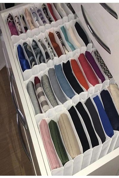 STOREMAX Muartshop L Size White Drawer Organizer Organizer 8 Compartments 871301