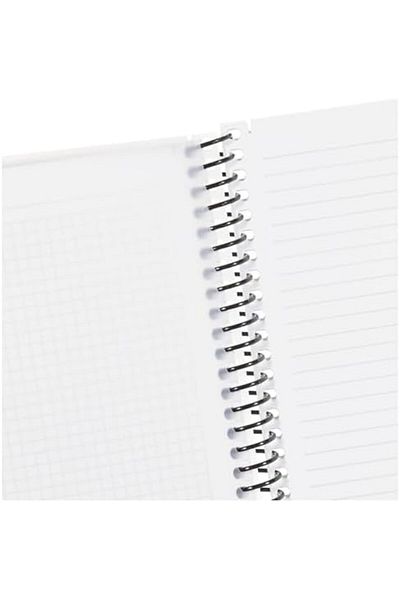 STOREMAX Muartshop Infinity Pastel Series, A4, 5 Subject (4 Squares, 1 Line) 150 Sheets Pp Cover Spirall