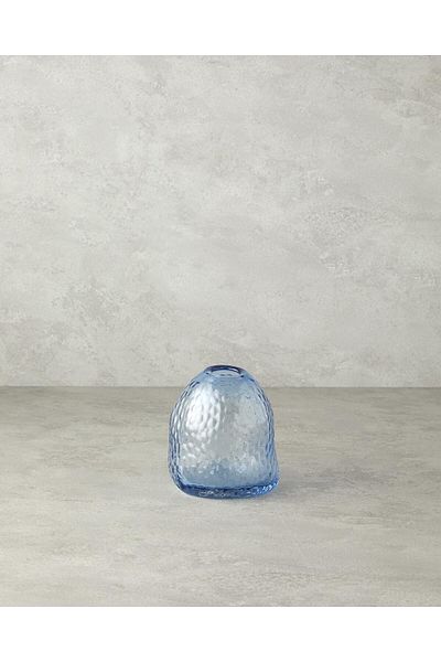 STOREMAX MUARTSHOP Home Dotsy Γυάλινο Βάζο Μπλε 871301
