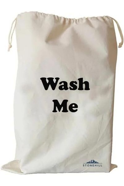 STOREMAX Branded Large Size Cotton Linen Dirty Bag 50X70 Cm. (Wash Me Patterned)