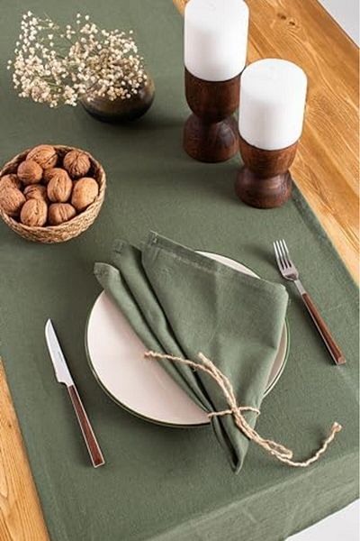 STOREMAX Muartshop 6 Pack Premium Linen Napkins 40 X 40 (Khaki) 871301