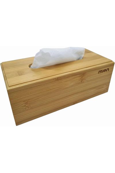 STOREMAX Bystoreby Stylish Bamboo Napkin Holder Box - Natural Wood Napkin Storage and Presentation Product Newdesing