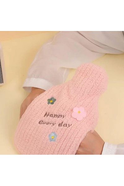 STOREMAX Bystoreby 1 Liter Handheld Braided Hot Water Bag Happy Newdesing 646268