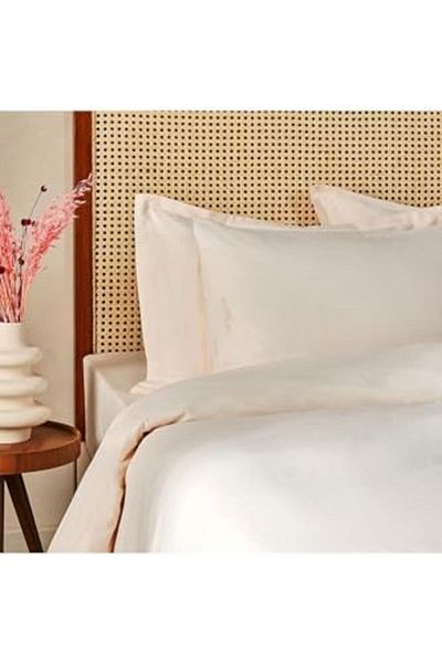 STOREMAX Muartshop Claire Ceneva Linen Single Duvet Cover Set Powder 871301