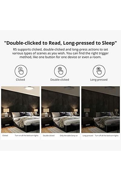 STOREMAX Bystoreby R5 Smart Scene Button Black Newdesing 646268