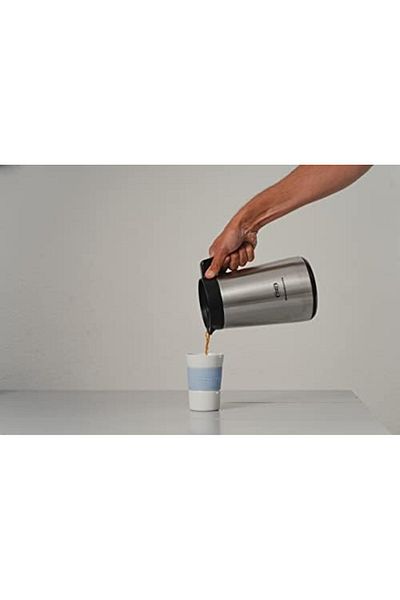 STOREMAX Ntwork Stainless Steel Thermos, 1.25 L Capacity, Silver Art 1087243