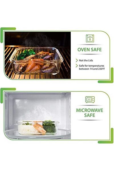 STOREMAX Bystoreby Primanova Conical Rectangular Glass Storage Container 1700ml Newdesing 646268