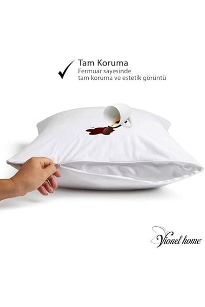 STOREMAX Muartshop Home 2 Pack Cotton, Liquid Proof Pillow Protector Mattress Cover, Towel Surface Pillow Mattress Cover