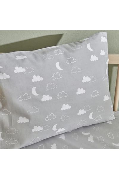 STOREMAX Muartshop Home Baby Cloudy Pillow Sheet Set Gray 871301