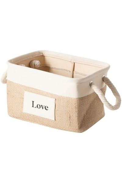 STOREMAX Bystoreby Concept Basic Jute Organizer Love 17 X 24 X 14 cm Newdesing 646268