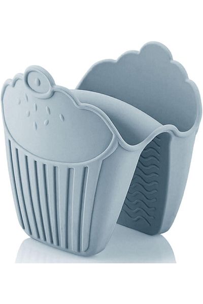 STOREMAX Ntwork Silicone Oven Mitts, with Different Color Options, 2 Pieces (Light Blue) Art 1087243