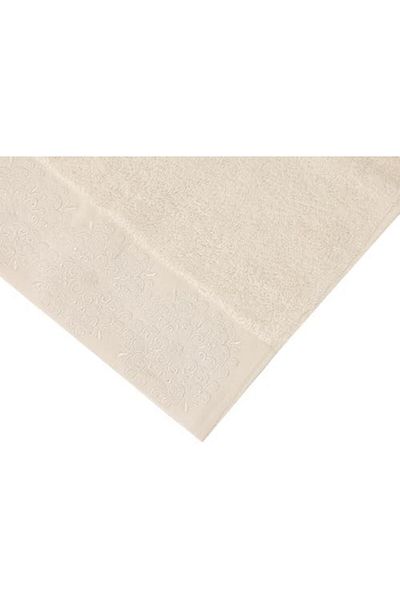 STOREMAX Sellbuystore Sty Saber Embroidered Cream Towel 50X90 1053513