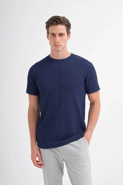 Cazador Ανδρικό μπλουζάκι Navy Blue 4051