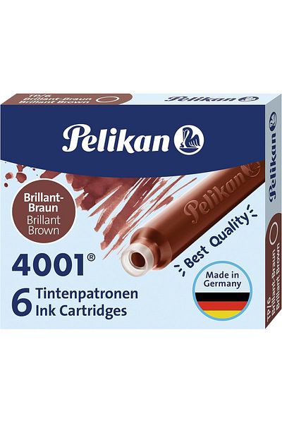 STOREMAX Ntwork Cartridge Series Tp6X Fountain Pen Cartridge Brown Art 1087243
