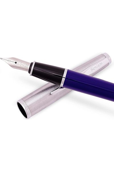 STOREMAX Ntwork Metropolis 78 Fountain Pen, Acrylic Body, Navy Blue Art 1087243
