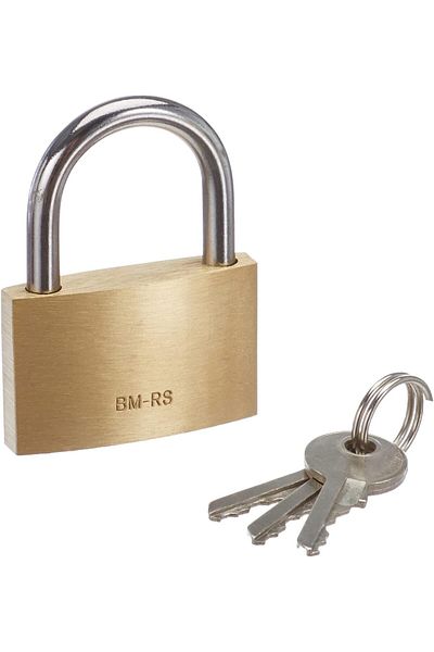 STOREMAX Lvnmblya Man 413/40, Brass Padlock, 40mm, Yellow Shop Deesing 224120