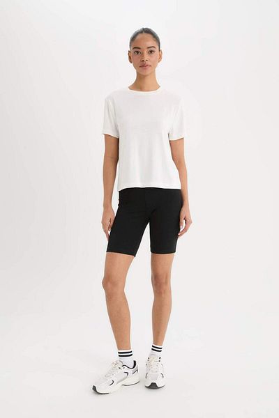 DeFacto Defactofit Biker Waist Hugging Sports Leggings B9544Ax25Sm