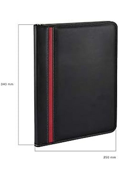 STOREMAX Lvnmblya 9000 Secretary's A4 Faux Leather Hand Portfolio with Phone Case Secretary's Notepad Account Maki