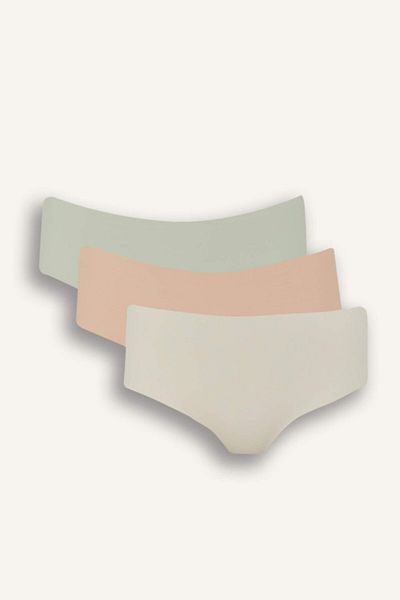DeFacto Micro 3-pack Hipster Panties -fall In Love E4938ax25sp