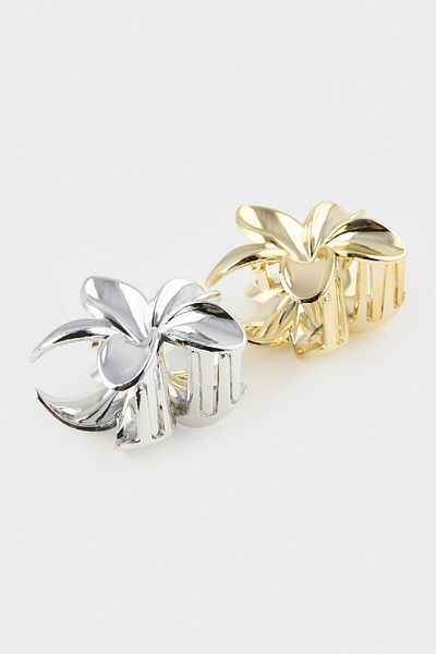 DeFacto Women's 2-Piece Flower Motif Latch Buckle E8880Axns