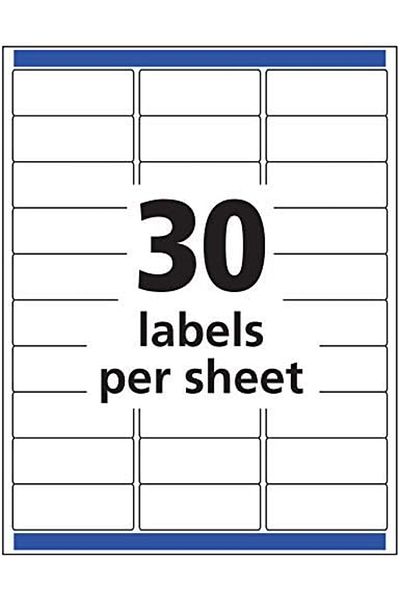 STOREMAX Bystoreby Matte Frosted Clear Label for Laser Printer, 1" X 2-5/8", 300 Labels (15660) Newdesing 6