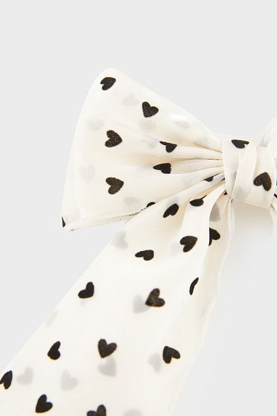 DeFacto Women's Ribbon Look Heart Snap Buckle E6802Axns