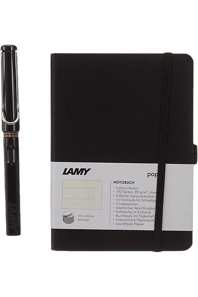 STOREMAX Ntwork Soft Cover A6 Black and Black Filler Set Art 1087243