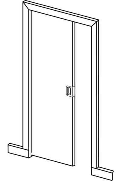 STOREMAX Bystoreby Products N 6619 Pocket Door Roller Mounting, 1 – 1/4, Plastic, External Convex, Steel Bil