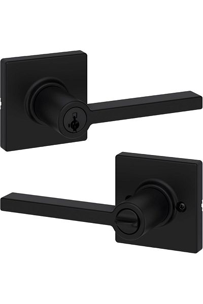 STOREMAX Bystoreby Casey Entry Door Handle with Lock and Key, Reversible Handle with Safe Key