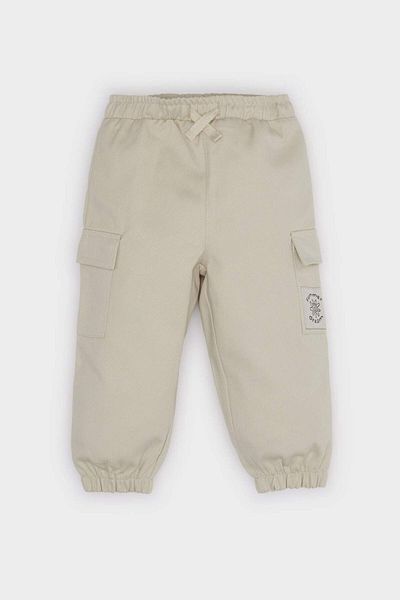 DeFacto Baby Boy Elastic Waist Cargo Pocket Gabardine Trousers E2010A525Sp