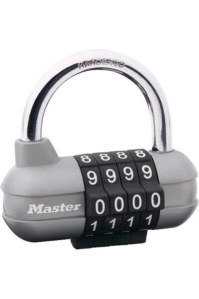 STOREMAX Bystoreby Lock 1520Eurd Padlock with Password Combination, Gray, 5.9 X 6.4 X 2.6 cm Newdesing 646268