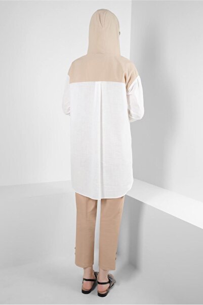 Alvina με κουκούλα ΒΑΜΒΑΚΙΝΟ ΤΟΥΝΙΚ 43854